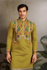 Fluorescent Green Kurta